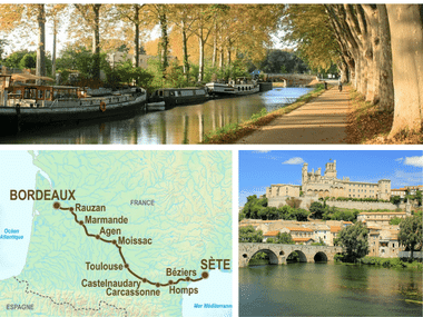 paysages du canal des deux mers en France