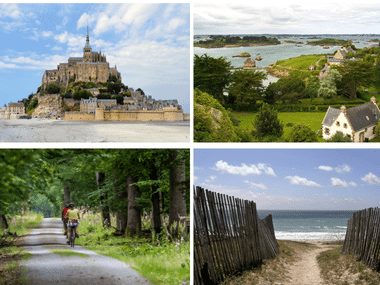 paysages en Bretagne Mont St Michel