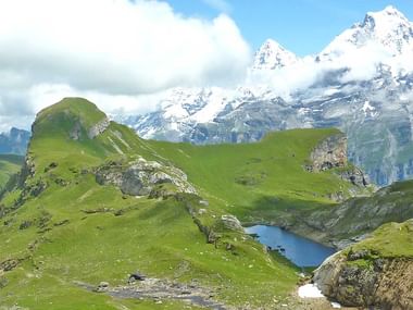 Paysage impressionnant dans les Alpes bernoises