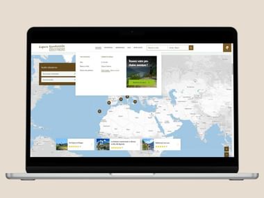 Capture d'écran du site d'Espace Randonnée