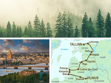 paysages des Pays Baltes en Estonie, Littuanie et Lettonie