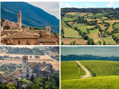 paysages en Ombrie en Italie