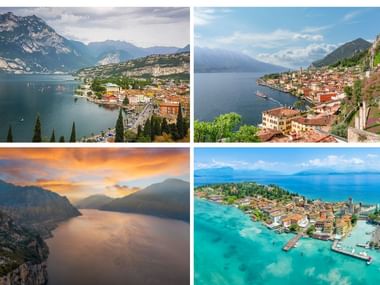 paysages du lac de garde en Italie
