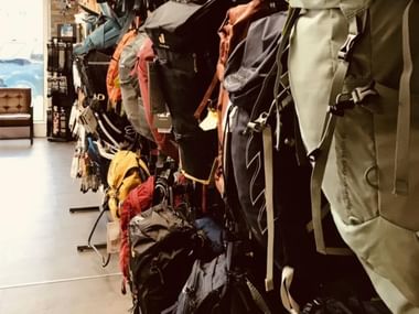 Sacs à dos, chez Passion Rando à Haguenau