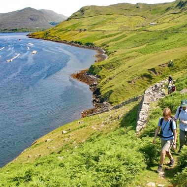 Randonneurs en Irlande