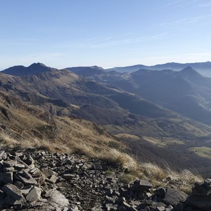 Paysage du Cantal dans le Massif Central