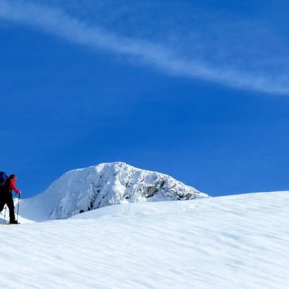 Massif des Bauges en hiver