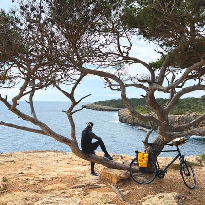 Pause cycliste à Majorque