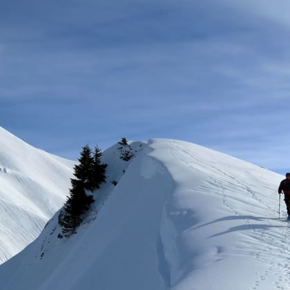 Massif des Bauges en hiver
