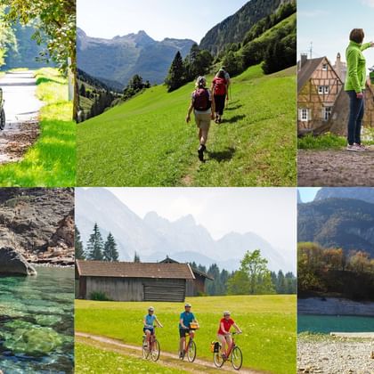 Cyclotourisme et randonnée en Europe en toute saison