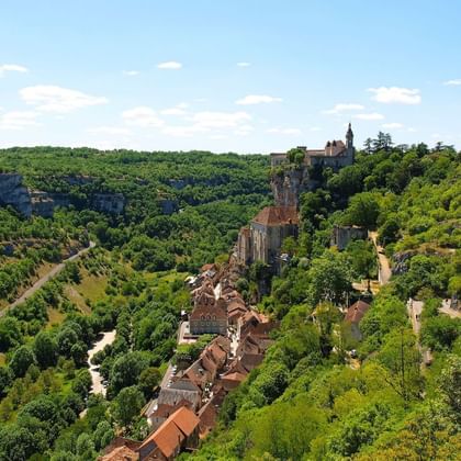 vue sur le village de Rocamadour