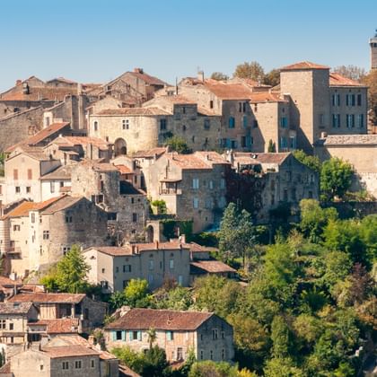 Vue de la baside de Cordes