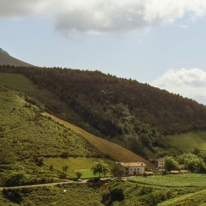 La Rhune vue depuis le col d'Ibardin