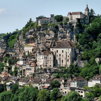 Vue du village de Rocamadour