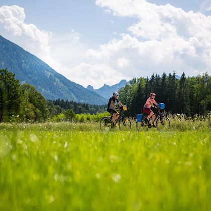 Cyclotouristes dans le land de Salzbourg