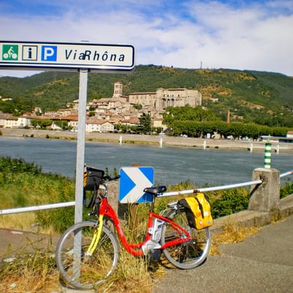 A vélo sur la ViaRhôna