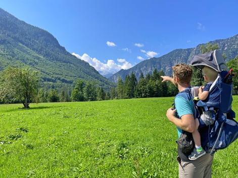 Randonnée en famille dans le Salzkammergut