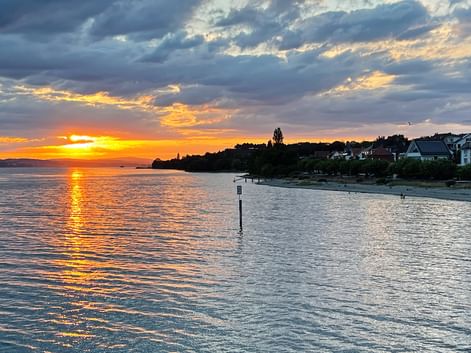 Coucher de soleil sur le Lac de Constance