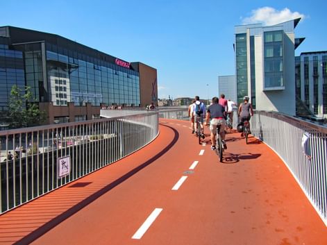 Piste cyclable au Danemark