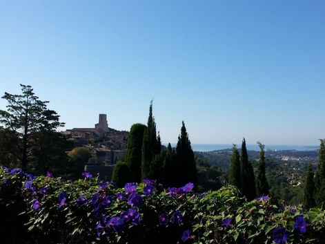 Vue depuis les alentours de Saint-Paul-de-Vence