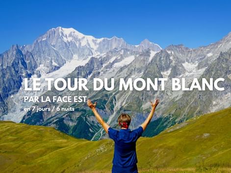 Randonneuse dans les Alpes