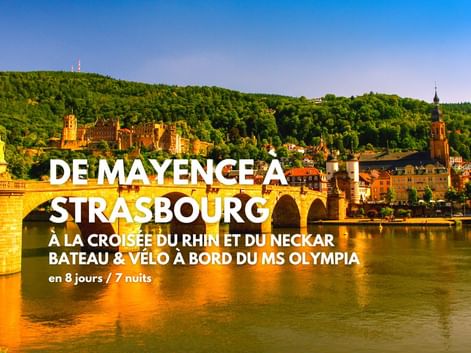 Mayence-Strasbourg en Bateau et Vélo