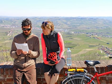 Pause dans les environs de Barolo