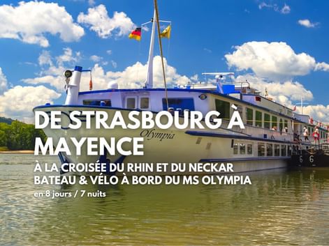 Strasbourg-Mayence en bateau et vélo