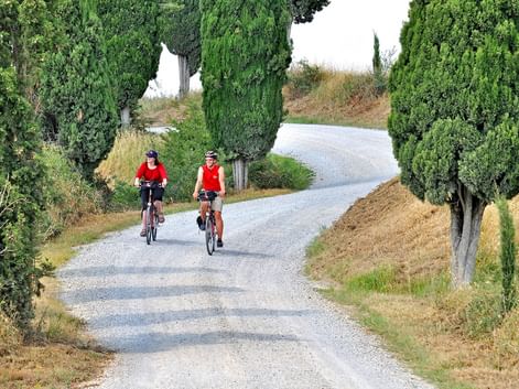 A vélo en Toscane