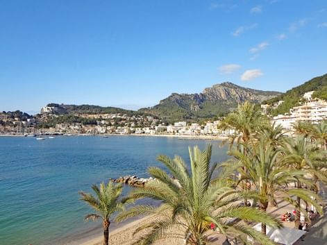 La ville de Puerto de Soller, Majorque