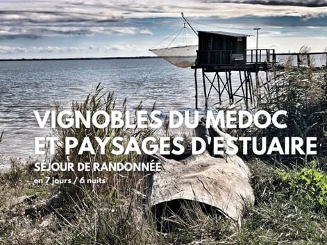 Vue typique de l'estuaire de la Gironde