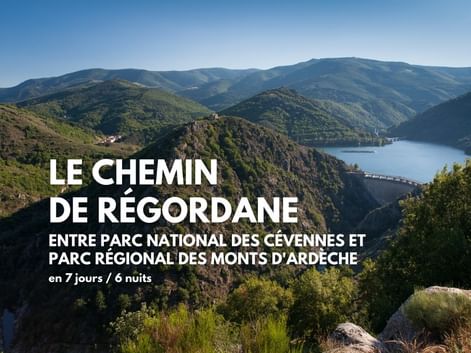 Vue sur le Lac artificiel de Villefort dans les Cévennes