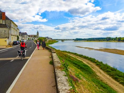A vélo sur les bords de Loire