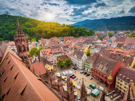 Vue de Fribourg en Brisgau