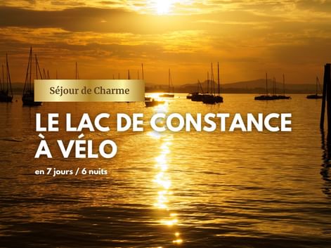 Coucher de soleil sur le Lac de Constance en Allemagne