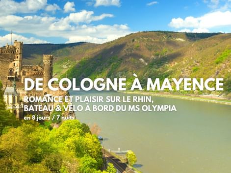 De Cologne à Mayence en bateau et vélo