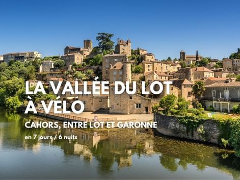 La Vallée du Lot à vélo, vue de Puy l'Evêque