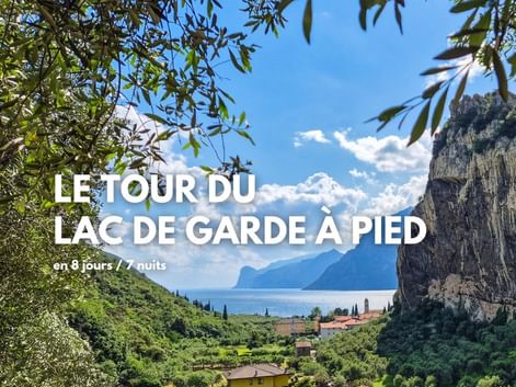 Vue sur le lac de Garde depuis Nago