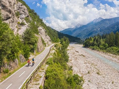 Piste cyclable Val Canale