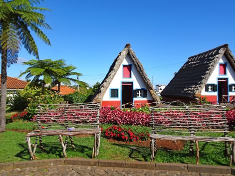 Habitat typique de Santana à Madère