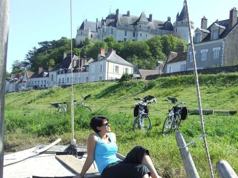 Château de Chaumont à vélo