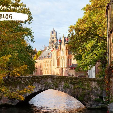 Vue de Bruges à l'automne