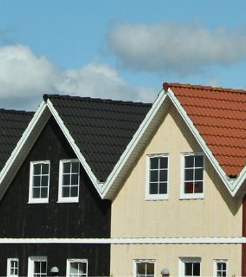 Façades colorées typiques du Danemark