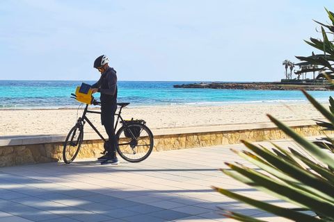 Cyclotouriste à Majorque