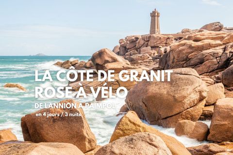 La côte de Granit rose à vélo, vue du phare de Ploumanac'h
