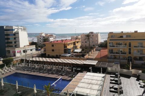 Playa de Palma, vue depuis la chambre d'hôtel