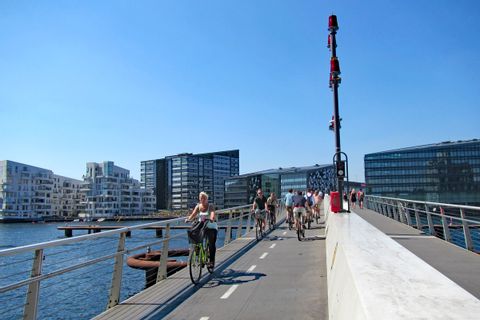 Piste cyclable au Danemark