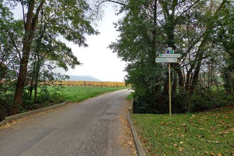 Panneau de signalisation en Alsace