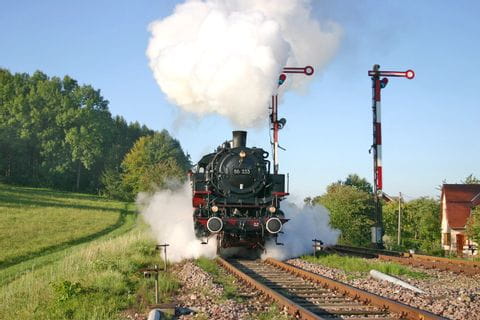 Locomotive du train Sauschwänzlebahn 