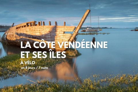 La côte vendéenne et ses îles à vélo, le cimetière de bateaux sur l'île de Noirmoutier